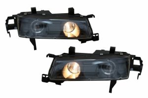 Faruri compatibile cu Honda Prelude (02.1992-1996) Angel Eyes Negru