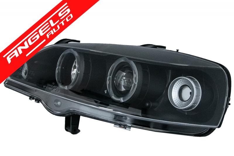 Faruri compatibile cu Opel Astra G (09.97-02.04) ANGEL EYES BLACK - imagine 5