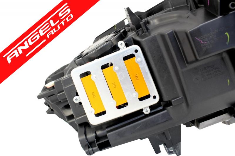 Faruri compatibile cu BMW F20 F21 (2011-2014) LED DRL Angel Eyes Negru - imagine 5