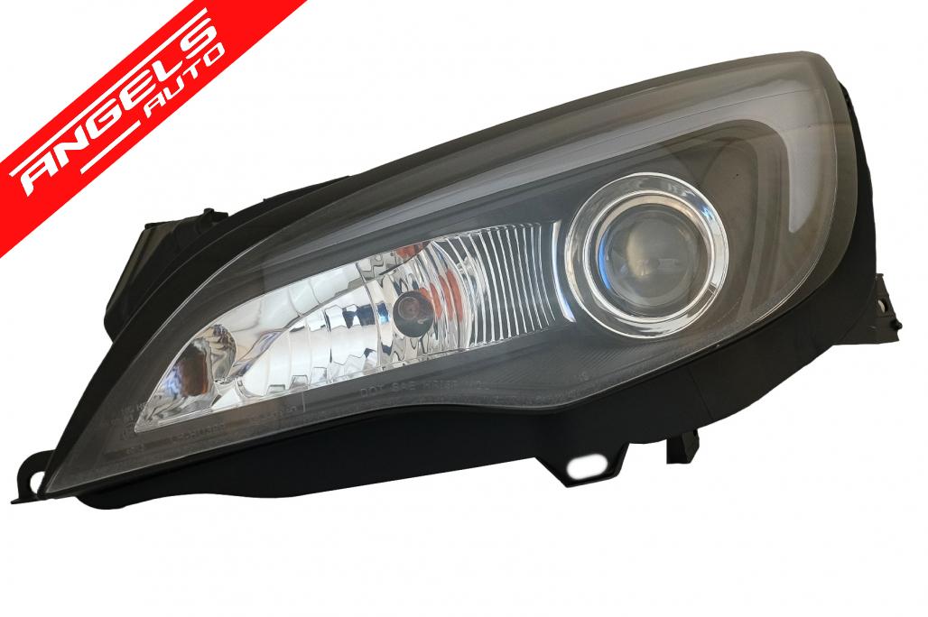 Faruri compatibile cu Opel ASTRA J (2010-2015) Fundal Negru LED DRL - imagine 4