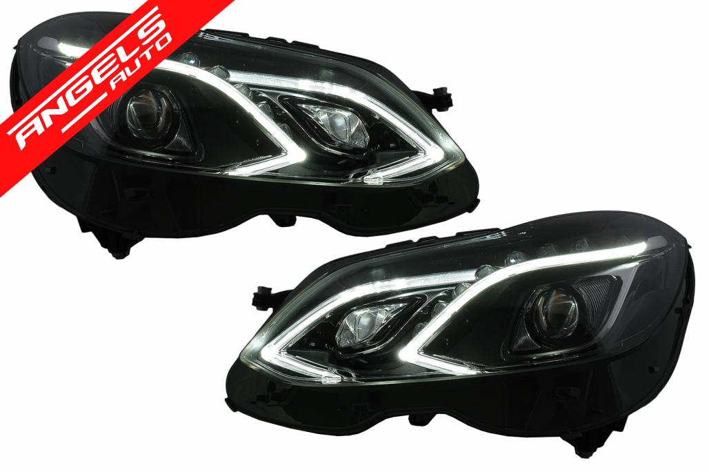 Faruri LED Xenon compatibile cu Mercedes E-Class W212 (2009-2012) Facelift Look
