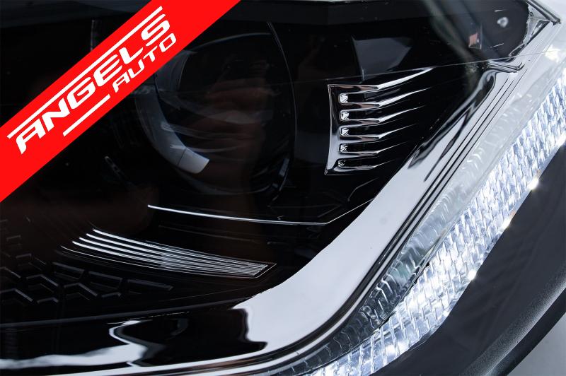 Faruri compatibile cu VW Golf 6 Facelift G7.5 Look Silver Semnalizare Secventiala LED - imagine 2