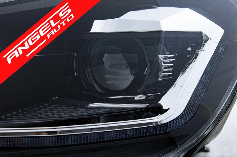 Faruri compatibile cu VW Golf 6 Facelift G7.5 Look Silver Semnalizare Secventiala LED - imagine 3