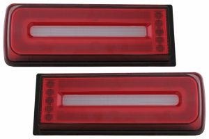 Stopuri Full LED compatibile cu Mercedes G-Class W463 (2008-2017) Facelift 2018 Look LED Dinamic