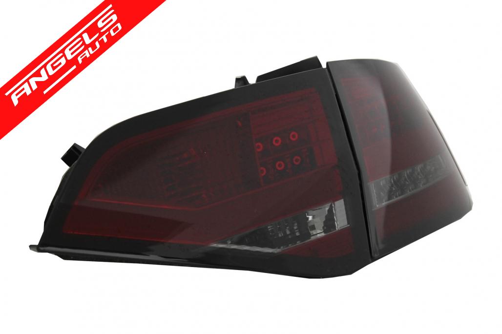 Stopuri compatibile cu Audi A4 B8 Sedan Limousine (2008-2011) Rosu Fumuriu LED - imagine 4