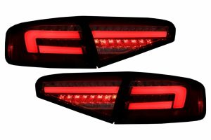 Stopuri Full LED compatibile cu Audi A4 B8 (2012-2015) Sedan Semnal Dinamic