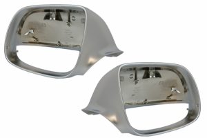 Capace oglinzi compatibile cu Audi Q5 SQ5 8R Q7 SQ7 4L (11/2008-2016) Aluminiu Mat