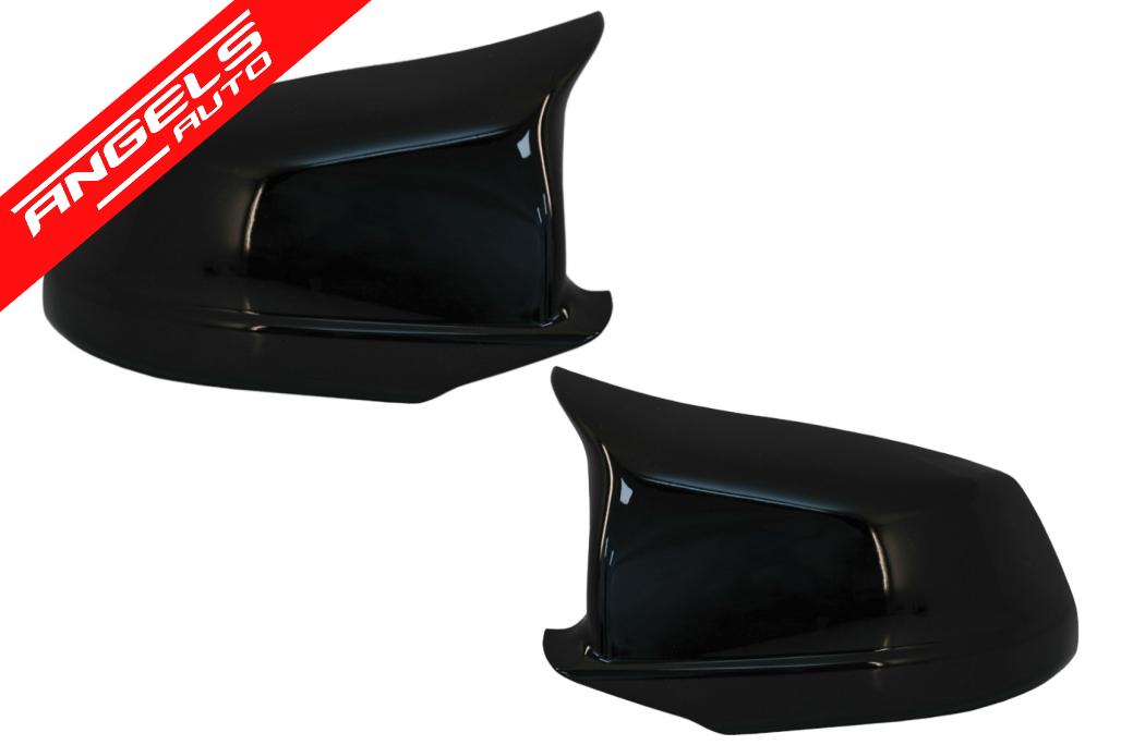 Capace oglinzi compatibile cu BMW Seria 5 F10 F11 F18 NonLCI Negru Lucios M Design