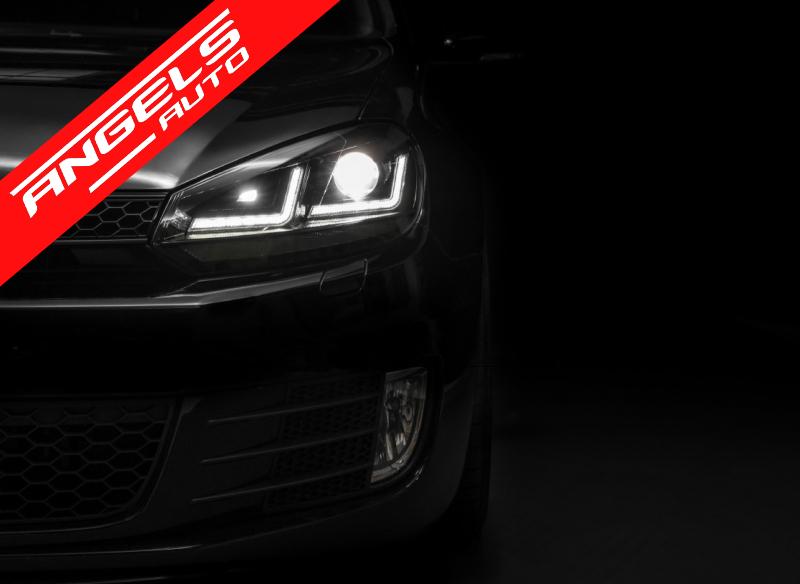 Faruri Osram LED compatibile cu VW Golf 6 (2008-2012) Negru LEDriving Semnal Dinamic - imagine 6