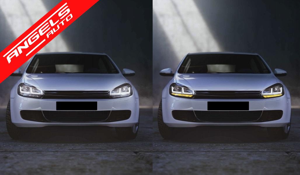 Faruri Osram LED compatibile cu VW Golf 6 (2008-2012) Negru LEDriving Semnal Dinamic - imagine 8