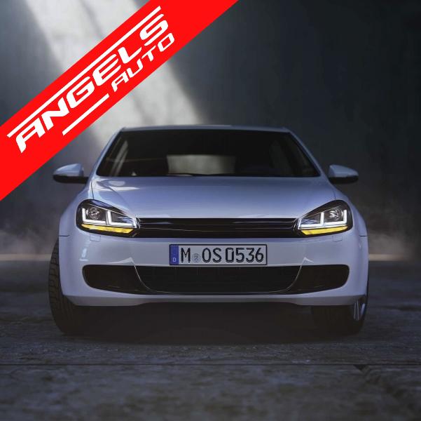Faruri compatibile cu VW compatibile cu Golf 6 VI (2008-2012) Negru Osram LEDriving Dinamic - imagine 7