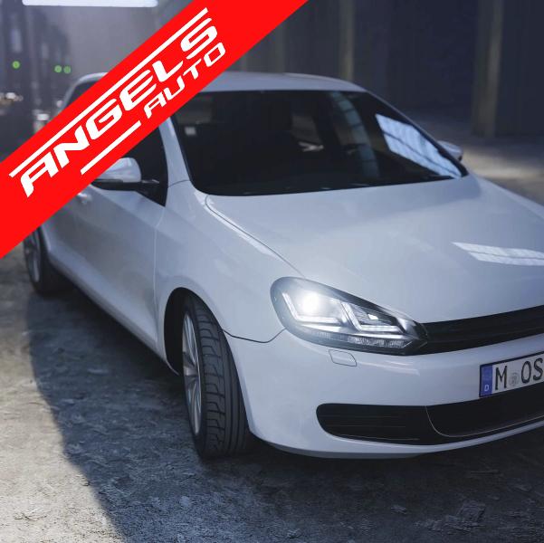 Faruri compatibile cu VW compatibile cu Golf 6 VI (2008-2012) Negru Osram LEDriving Dinamic - imagine 8