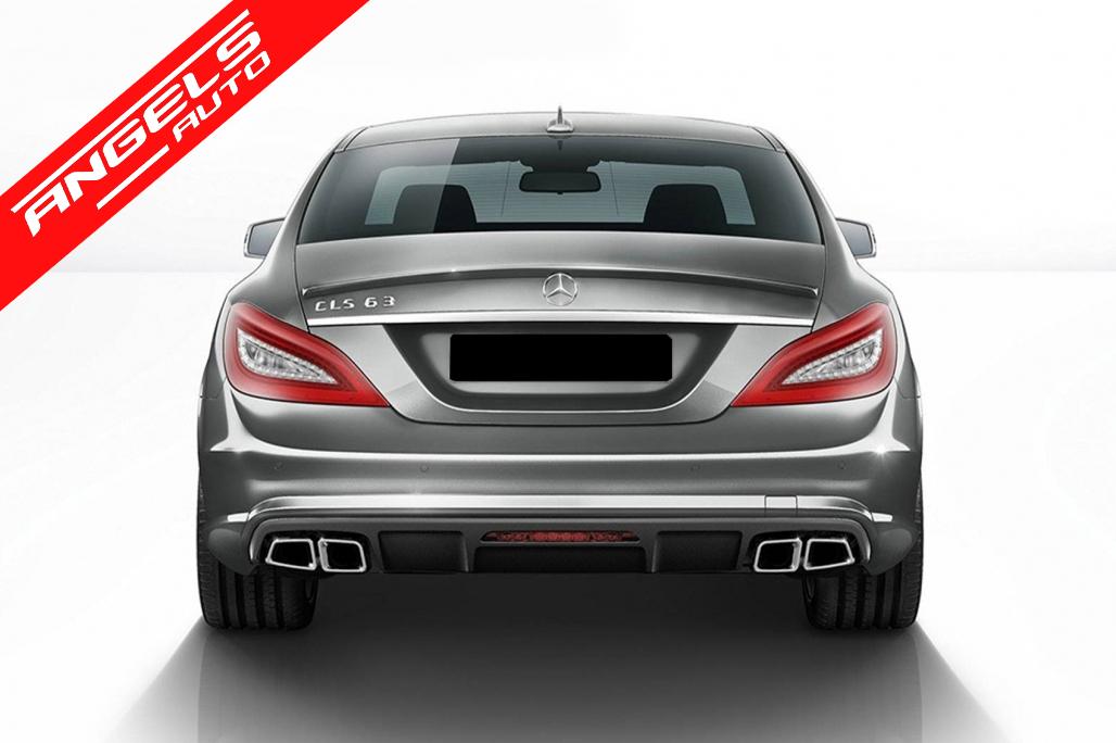 Difuzor compatibil cu Mercedes CLS Sedan W218 2011-2017 pentru bara AMG Sport Line - imagine 7