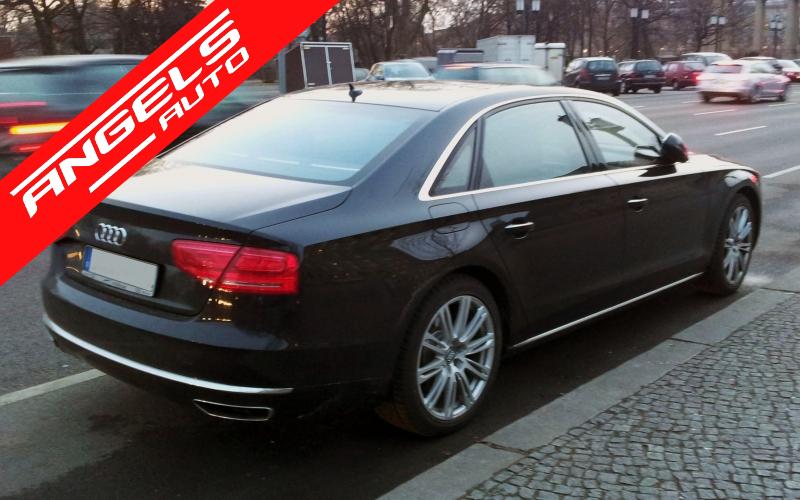 Difuzor bara spate compatibil cu Audi A8 D4 (2010-2014) W12 Design - imagine 8