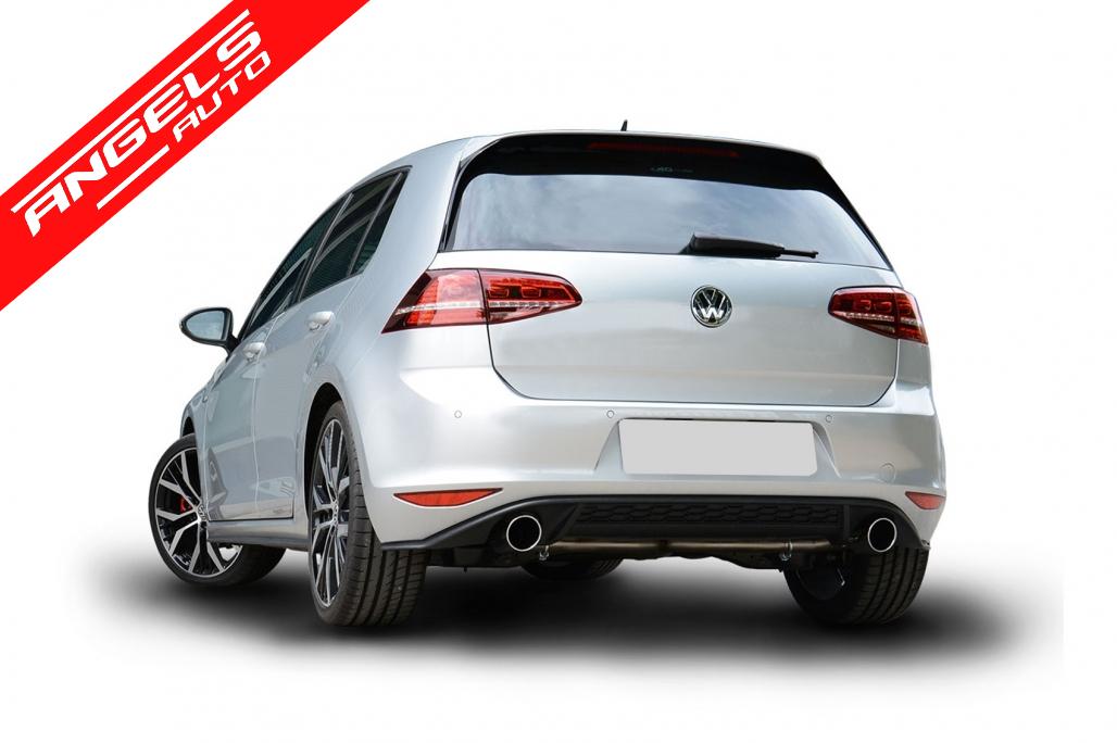 Difuzor Bara Spate compatibil cu VW Golf 7 VII (2013-2016) GTI Look - imagine 8