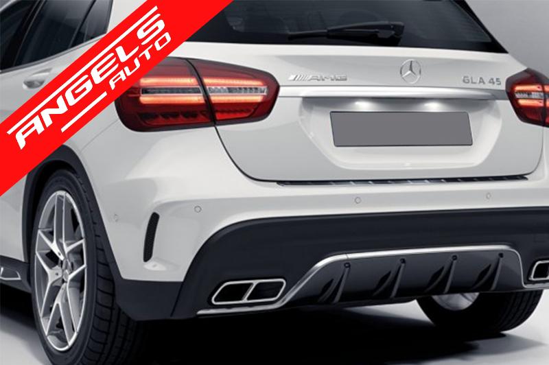 Ornamente bara spate compatibile cu Mercedes GLA X156 GLA250 GLA45 (2014-up) Negre - imagine 7