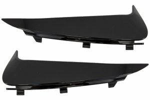 Ornamente bara Spate compatibile cu Mercedes C Class W205 (2014-2018) Negru Lucios