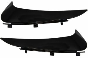 Flapsuri bara spate compatibile cu Mercedes C205 (2014-2018) Coupe Cabriolet Black