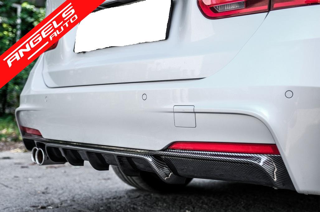 Difuzor Bara Spate compatibil cu BMW Seria 3 F30 F31 (2011-up) M Performance - imagine 6
