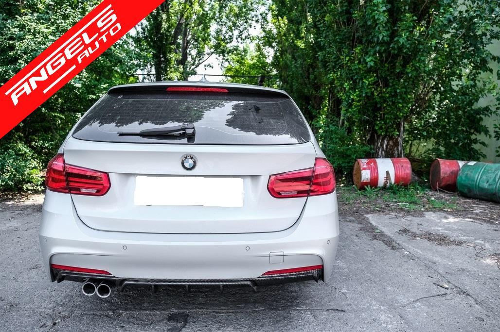 Difuzor Bara Spate compatibil cu BMW Seria 3 F30 F31 (2011-up) M Performance - imagine 5