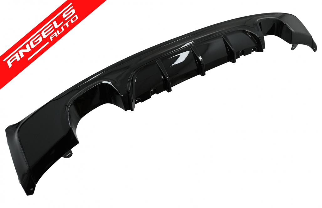 Difuzor Bara Spate dublu compatibil cu BMW Seria 2 F22 F23 2013-up M Performance - imagine 3