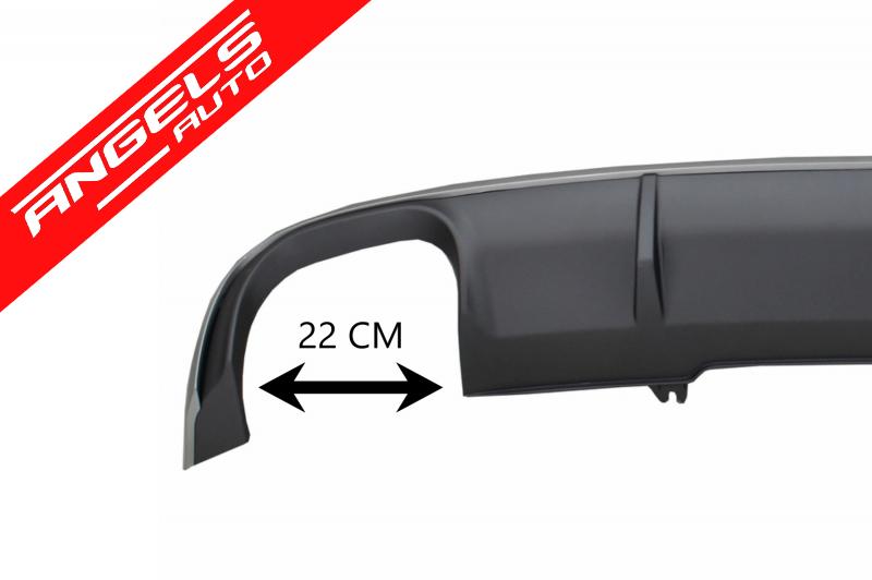 Difuzor Bara Spate compatibil cu Audi A4 B9 8W (2016-2018) S4 Design Bara Standard - imagine 6