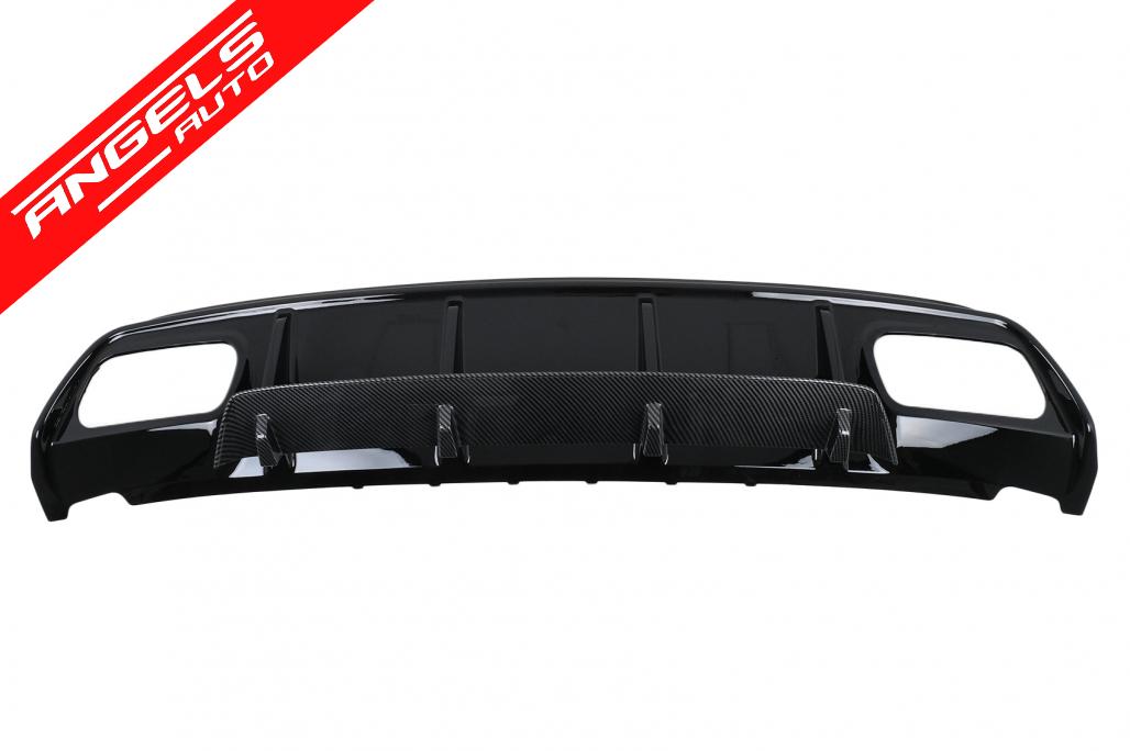 Difuzor Bara Spate compatibil cu Mercedes W176 A-Class (2013-2018) A45 Facelift - imagine 6