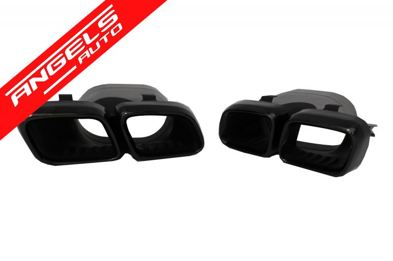 Difuzor compatibil cu Mercedes C-Class C205 Coupe 14-19 Facelift C63S AMG tobe negre - imagine 4