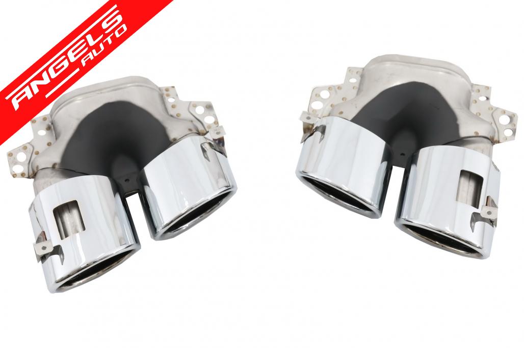 Difuzor Bara Spate compatibil cu Mercedes A-class W177 Hatchback (2018-Up) Crom - imagine 5