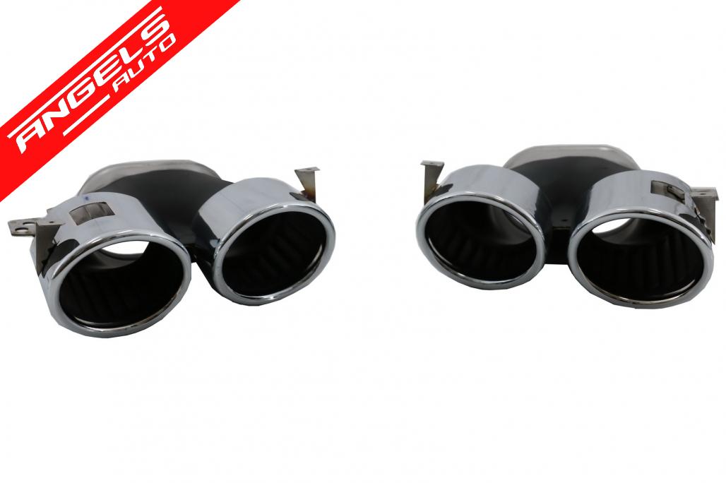 Difuzor Bara Spate compatibil cu Mercedes A-class W177 Hatchback (2018-Up) Crom - imagine 6