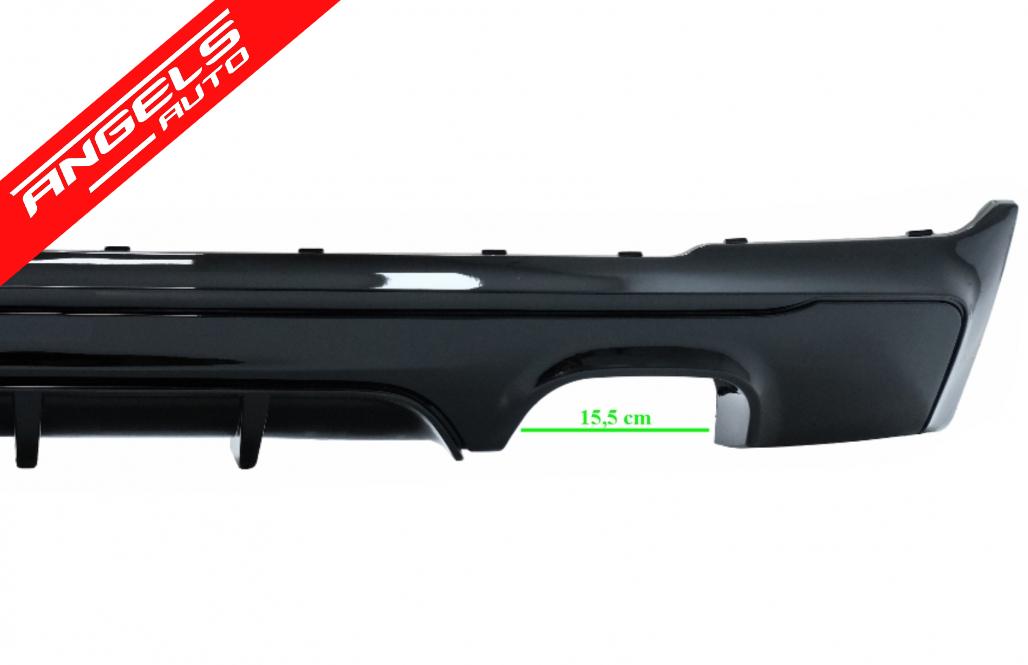 Pachet prelungiri compatibil cu BMW Seria 2 F22 F23 2013-up M Performance Negru Look - imagine 4