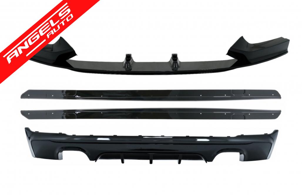 Pachet prelungiri compatibil cu BMW Seria 2 F22 F23 2013-up M Performance Negru Look