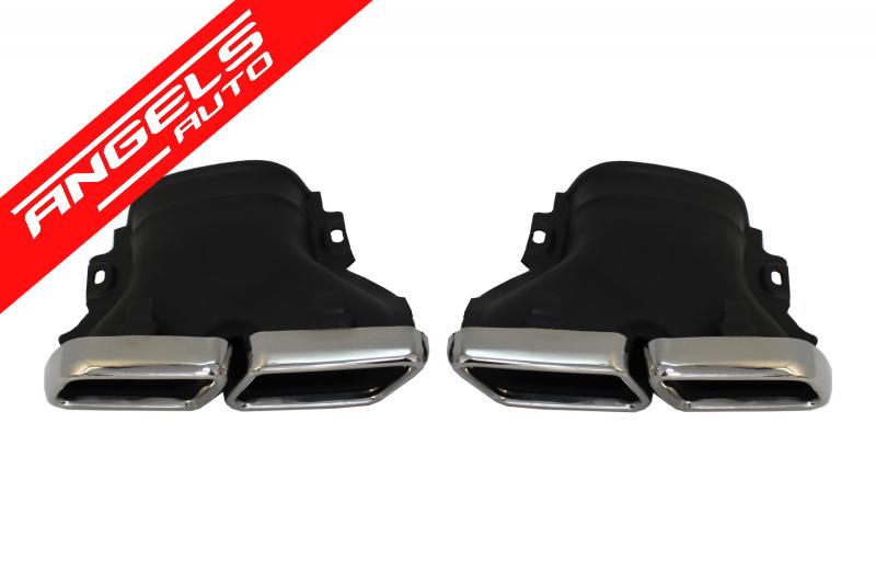 Difuzor Bara Spate compatibil cu Mercedes GLC X253 SUV (2015-Up) GLC63 Tobe Crom - imagine 4