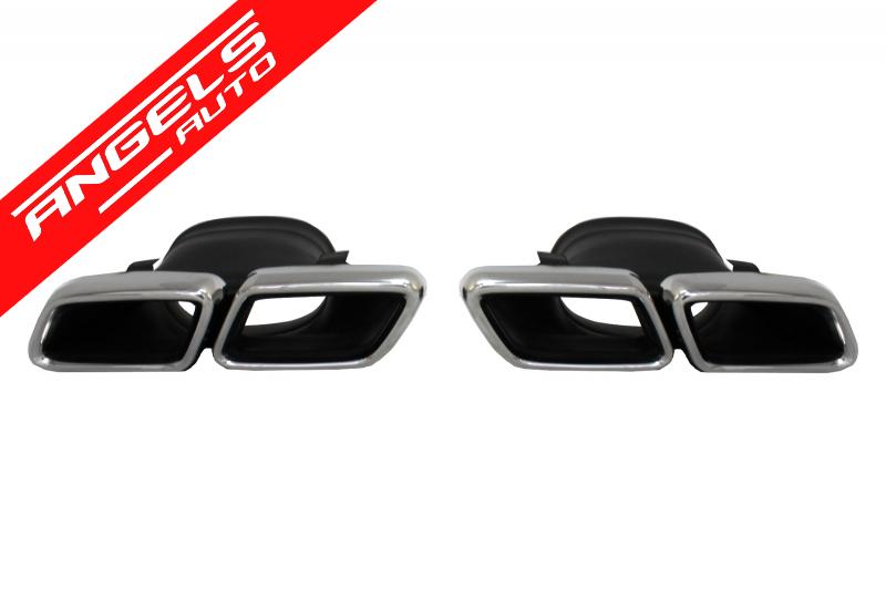 Difuzor Bara Spate compatibil cu Mercedes GLC X253 SUV (2015-Up) GLC63 Tobe Crom - imagine 5