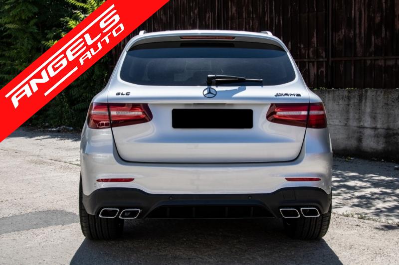 Difuzor Bara Spate compatibil cu Mercedes GLC X253 SUV (2015-Up) GLC63 Tobe Crom - imagine 7
