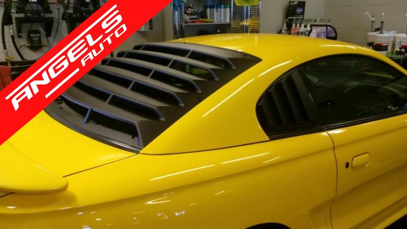 Ornament Striat Luneta compatibil cu Ford Mustang (2015-2019) PFT Design - imagine 6