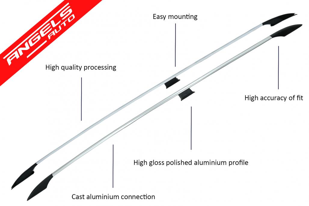 Bari Longitudinale compatibile cu Mercedes V-Class W447 (2014-up) Ampatament Scurt - imagine 3