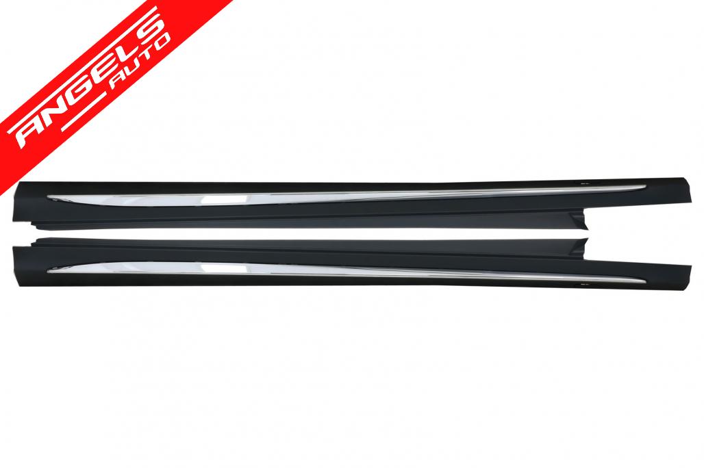 Praguri Laterale compatibile cu Mercedes C-Class W205 S205 (2014-2020) Sport C63 Look - imagine 2