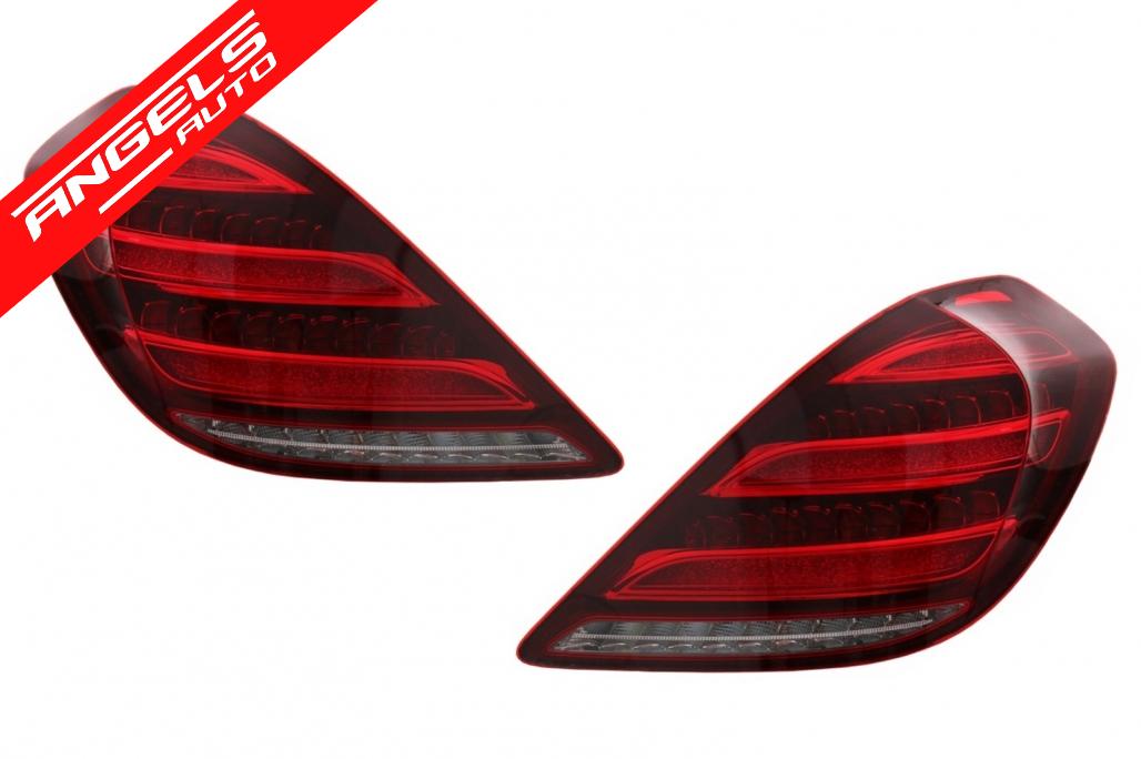 Stopuri Full LED compatibile cu Mercedes W222 (2013-2017) Semnalizare Dinamica Facelift Look