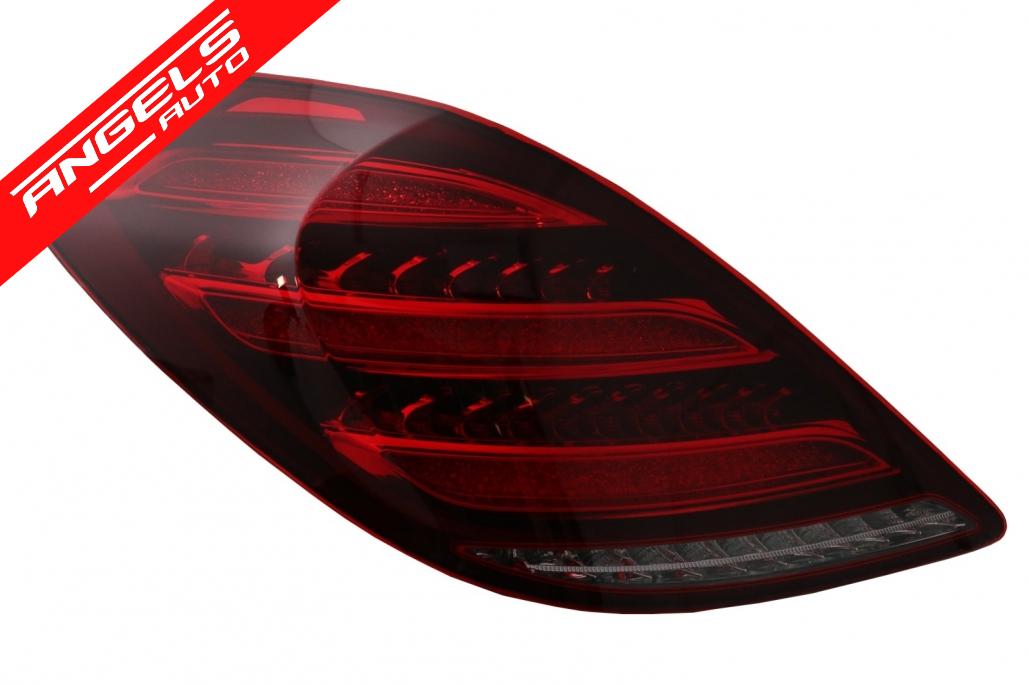 Stopuri Full LED compatibile cu Mercedes W222 (2013-2017) Semnalizare Dinamica Facelift Look - imagine 3