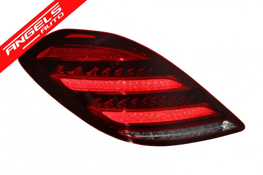 Stopuri Full LED compatibile cu Mercedes W222 (2013-2017) Semnalizare Dinamica Facelift Look - imagine 4