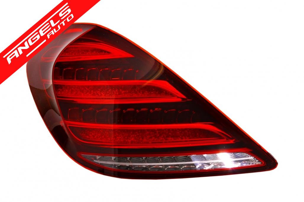Stopuri Full LED compatibile cu Mercedes W222 (2013-2017) Semnalizare Dinamica Facelift Look - imagine 5