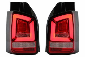 Stopuri Full LED compatibile cu VW Transporter T5 (2003-2009) Semnal Dinamic Rosu