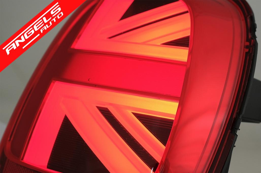 Stopuri compatibile cu Mini ONE F55 F56 F57 3D 5D Convertible (14-18) JCW Red Look - imagine 2