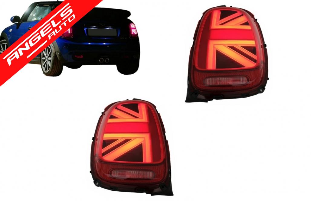 Stopuri compatibile cu Mini ONE F55 F56 F57 3D 5D Convertible (14-18) JCW Red Look - imagine 7