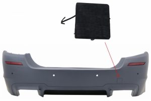 Capac Carlig Tractare Bara Spate compatibil cu BMW Seria 5 F10 F11 2011-UP M5 Design