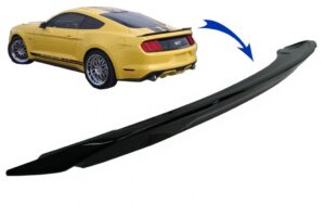 Eleron Portbagaj compatibil cu Ford Mustang Mk6 (2015-2020) GT350 Look Negru Lucios