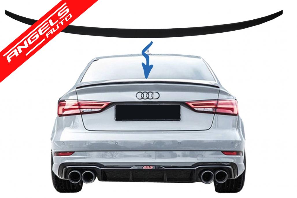 Eleron Portbagaj compatibil cu Audi A3 8V Sedan (2013-Up) Negru Mat