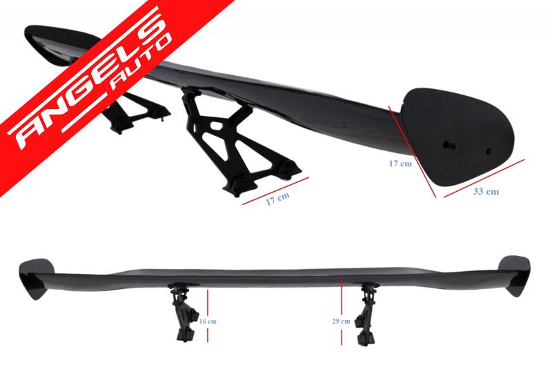 Eleron Spoiler Universal Reglabil GT Design Carbon Real - imagine 6
