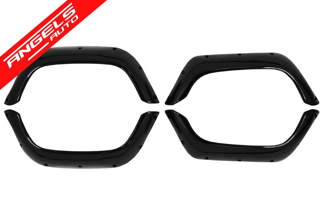 Prelungiri Aripi compatibile cu Land Rover Defender 90 & 110 (1990-2016) Negru Lucios - imagine 3